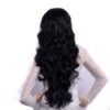 Women Long Wavy Black Color Synthetic Hair Wigs