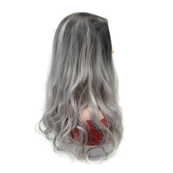 Long Ombre Grey Hair Wigs