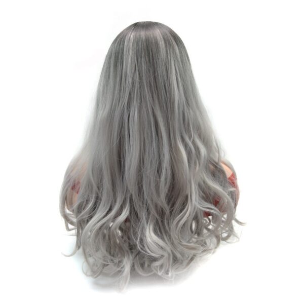 Long Ombre Grey Hair Wigs