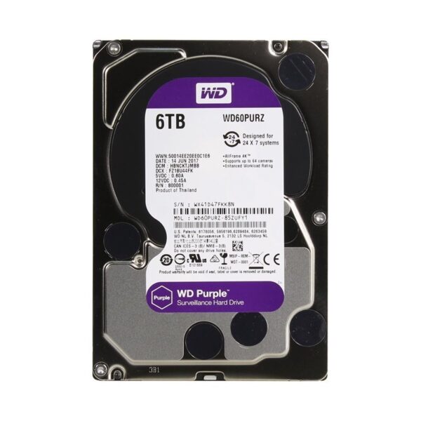 WD Purple Surveillance Hard Drive (Purple)