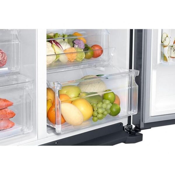 SAMSUNG 600LTR SIDE BY SIDE FRIDGE