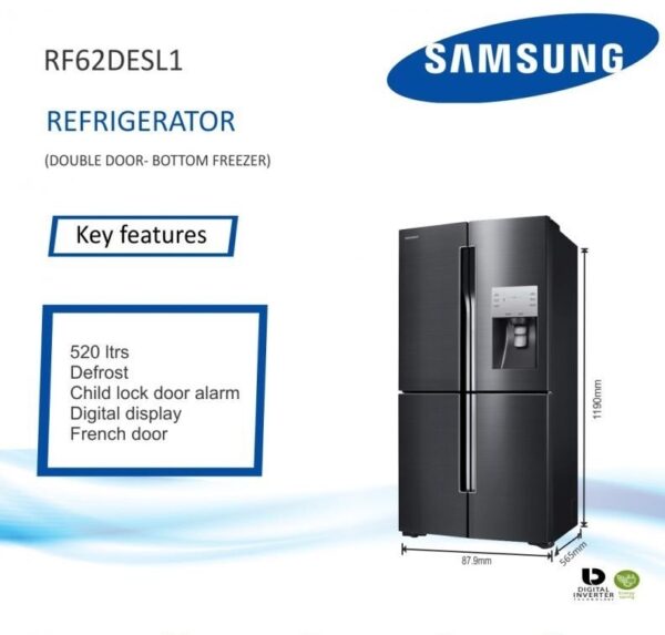 SAMSUNG FRENCH DOOR FRIDGE